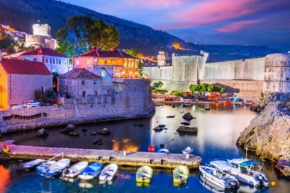 Dubrovnik Croatia at night