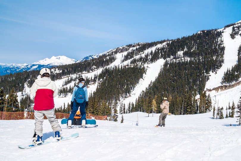 Skiing in Whistler