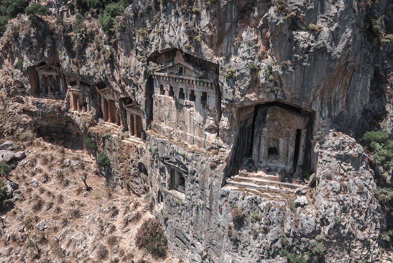 Lycian Tombs in Fethiye